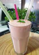 Batido mango con leche condensada