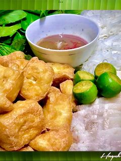 Hình của món Bún Đậu Thịt Luộc Mắm Tôm.