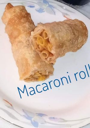 A picture of Macaroni roll.