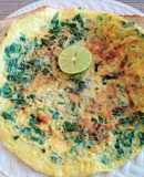 Tortilla de espinacas y acelga👍🇵🇪