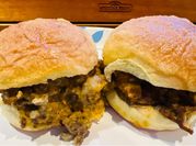 A picture of ground beef sliders