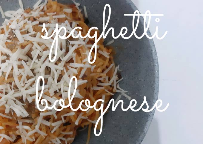 Spaghetti bolognese simpel