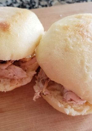 A picture of Honey Habanero Chicken Sliders.
