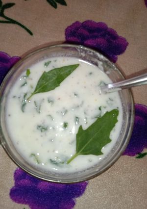 બથવા ની ભાજી નું રાઇતું (Bathua Bhaji Raita Recipe In Gujarati) રેસીપી મુખ્ય ફોટો