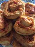 Rollos de pizza