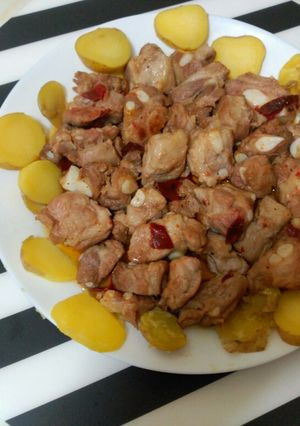 Una foto de Costillas de cerdo a la ñora