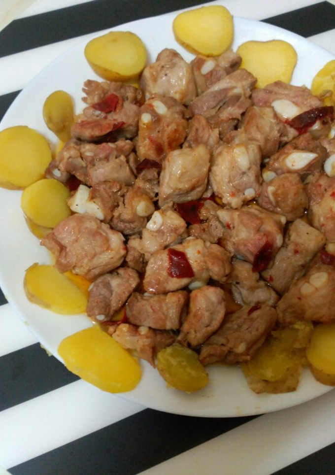 Una foto de Costillas de cerdo a la ñora