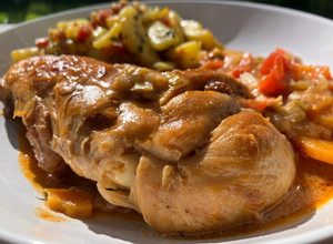 Foto principal de Muslos de pollo a la cerveza