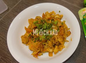Hình của món Mì ếch xào - ăn dặm.
