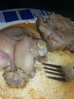 Una foto de Manitas de cerdo