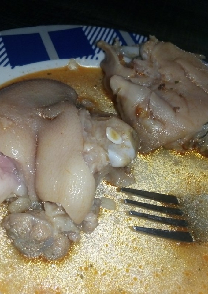 Una foto de Manitas de cerdo