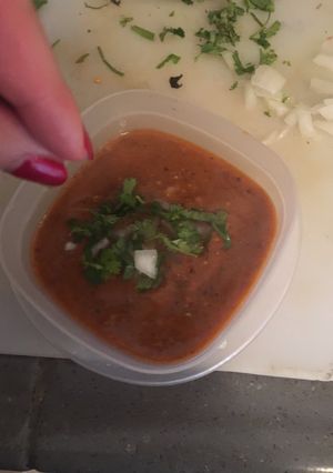 Una foto de Salsa roja tatemada