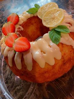 صورة لوصفة كيكة الليمون 🍋