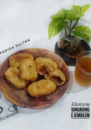 Foto resep Klenyem Singkong || Jemblem Singkong