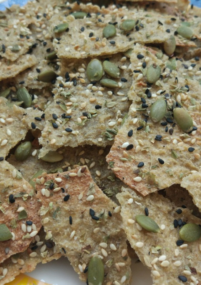 Una foto de Chips de tofu súper crujientes