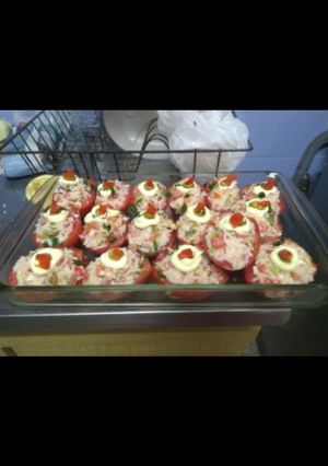 Una foto de Tomates rellenos