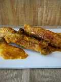 Lagarto en salsa de naranja