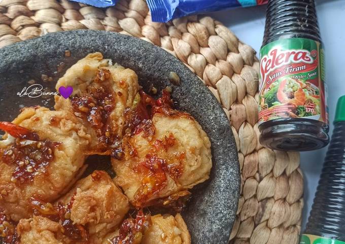 506. Tahu Crispy Geprek (Sambal Saos Tiram)