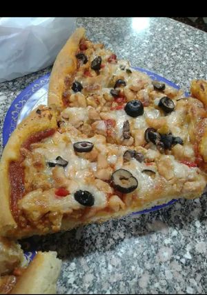 صورة لوصفة بيتزا