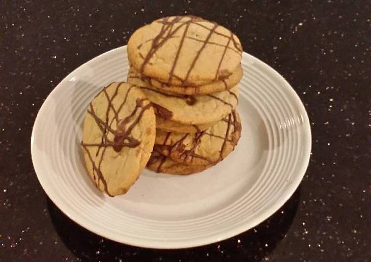 Recipe of Super Quick Homemade Chocolate Mint Center Cookie Crisps