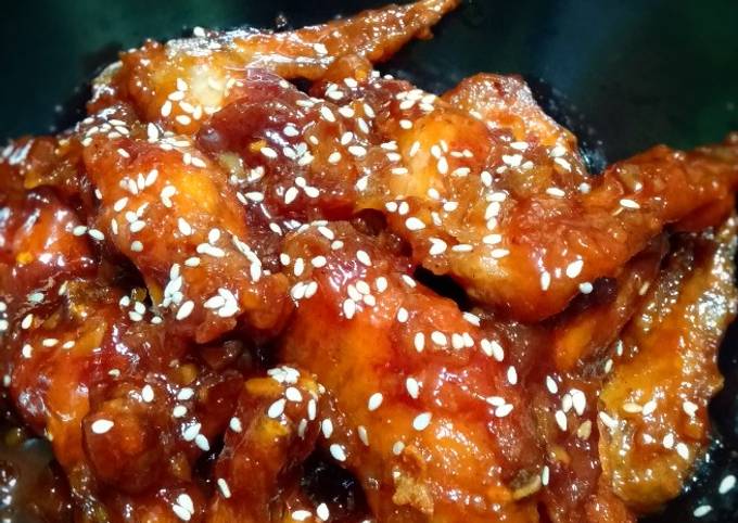 Resep Fire chicken wings yang Bikin Ngiler