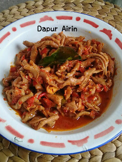 Foto resep Usus Ayam Pedas ala Warteg