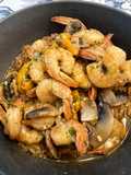 Camarones 🍤 salteados con verduras 😋