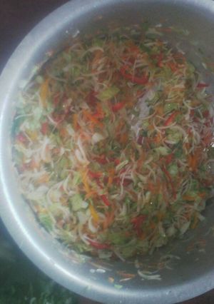 A picture of Vegetable salad.