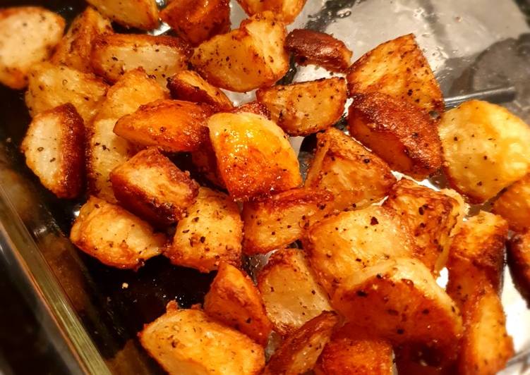 Proses meracik Roast potato (sangat mudah &amp; lbh sehat) Lezat