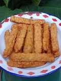 Fried Tempe (finger food for toddler)