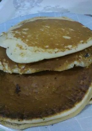 Una foto de Panqueques de yogurt