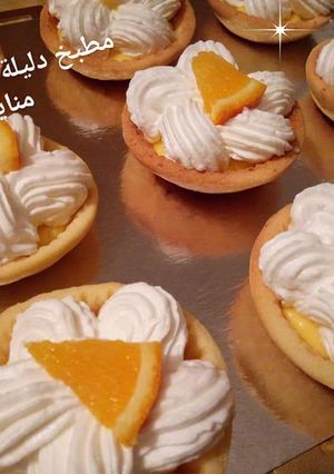 صورة لوصفة ميني تارت بكريمة البرتقال