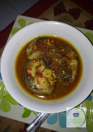 A picture of Fish pepper soup.