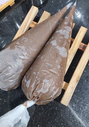 Foto resep Vla Kue Soes coklat