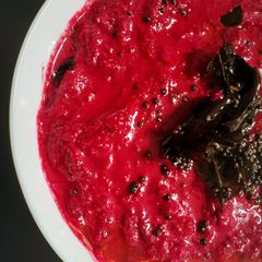A picture of Beetroot Pachadi.