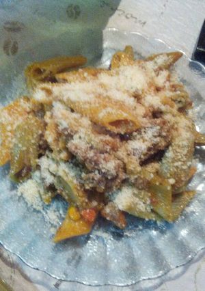 Una foto de Fideos con Tuco y Carne