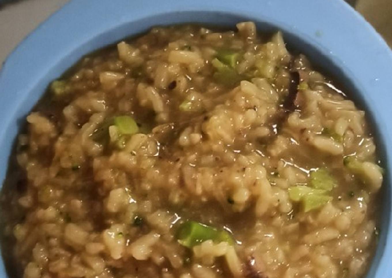Nasi tim brokoli+hati ayam