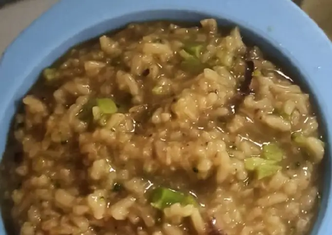 Nasi tim brokoli+hati ayam