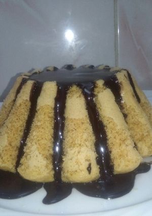 صورة لوصفة طريقه عمل كيكه بدون دقيق كيكه النشا