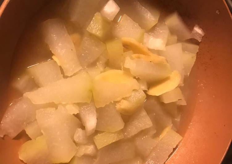 How to Prepare Perfect Fried winter melon with ginger