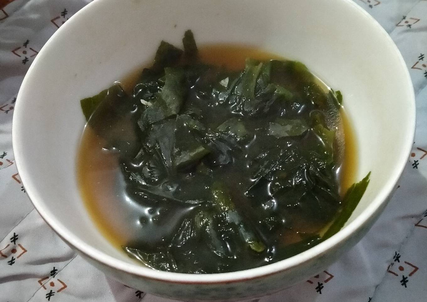 Sup Rumput Laut Simple RENDAH KALORI!¡!¡