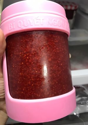 Hình của món Mứt mâm xôi rừng.