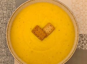 Foto principal de Puré de puerro, zanahoria y patata