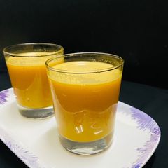 A picture of Orange carrot smoothie.