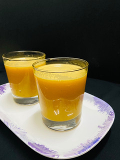 A picture of Orange carrot smoothie.