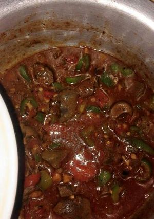 A picture of Tasty liver stew.