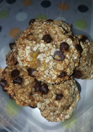 Una foto de Galletitas de avena y plátano