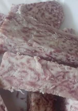 A picture of Boiled yams.