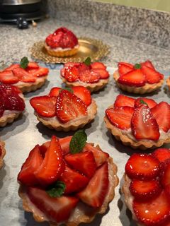 صورة لوصفة ميني تارتولات بالفراولة 🍓