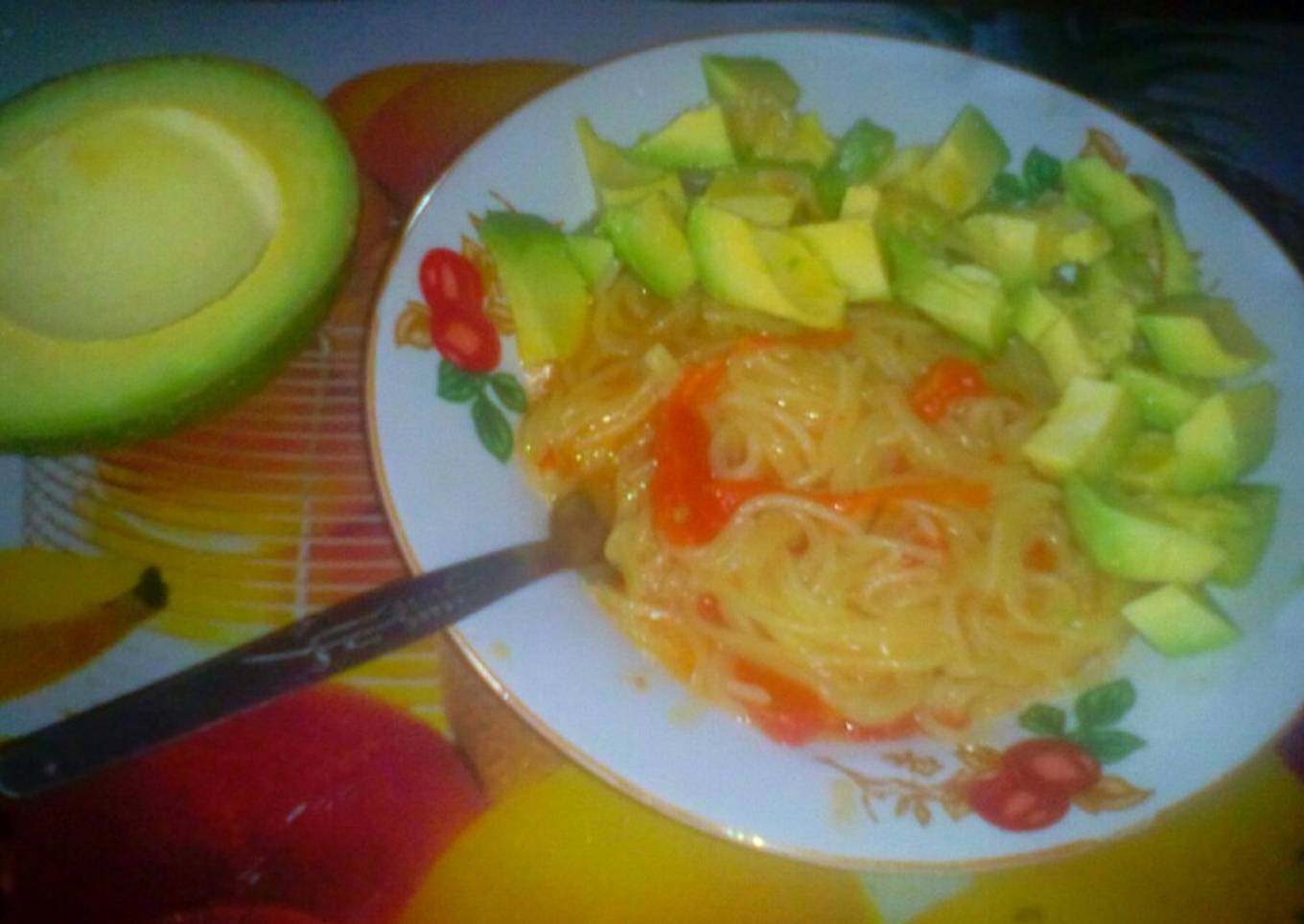 Spaghetti with Guacamole